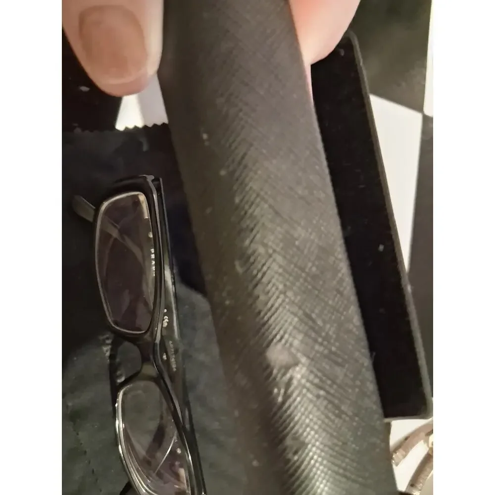 Vtg Prada glasses black  frame silver embellishments  ap7174194